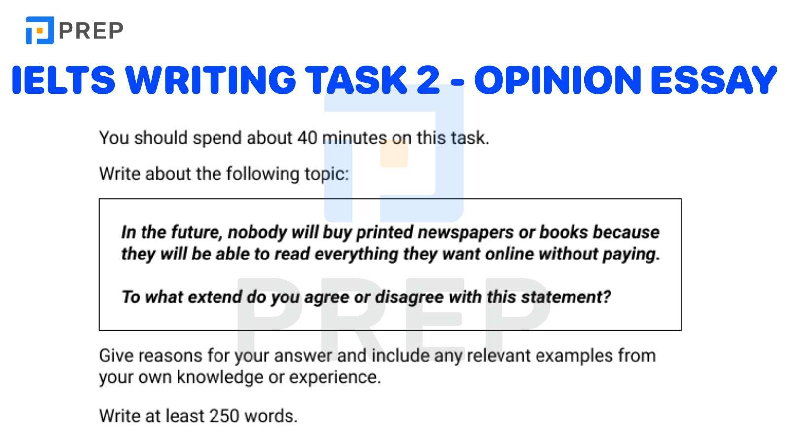 các dạng bài writing task 2