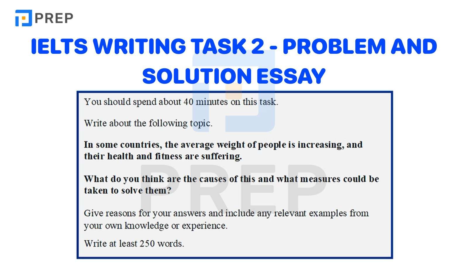 các dạng bài writing task 2