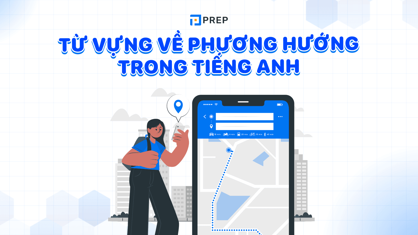 Các hướng trong tiếng Anh