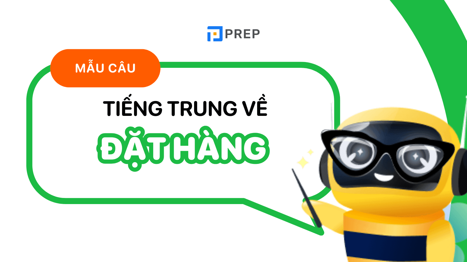 các mẫu câu đặt hàng tiếng trung