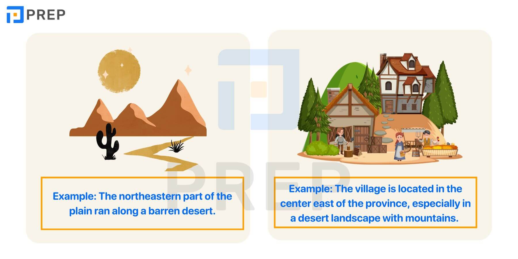Các từ/cụm từ thường đi với Desert