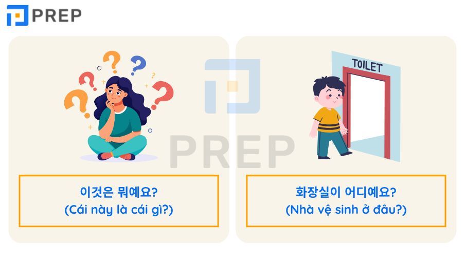 các từ để hỏi trong tiếng Hàn