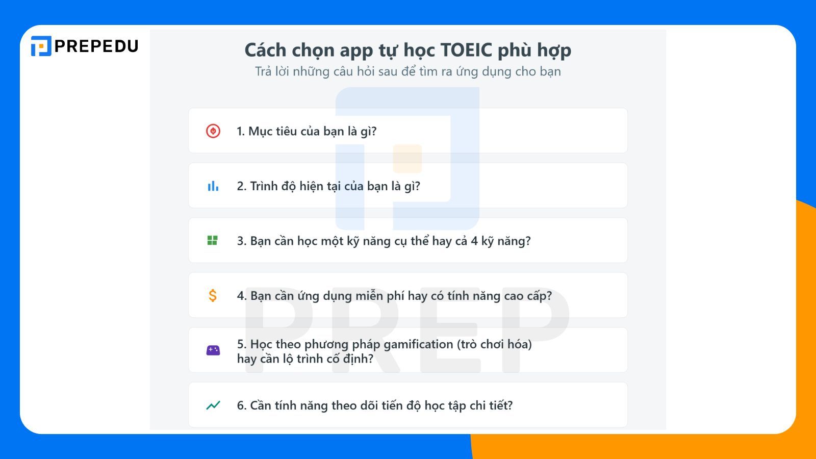 Cách chọn app tự học TOEIC phù hợp với mục đích