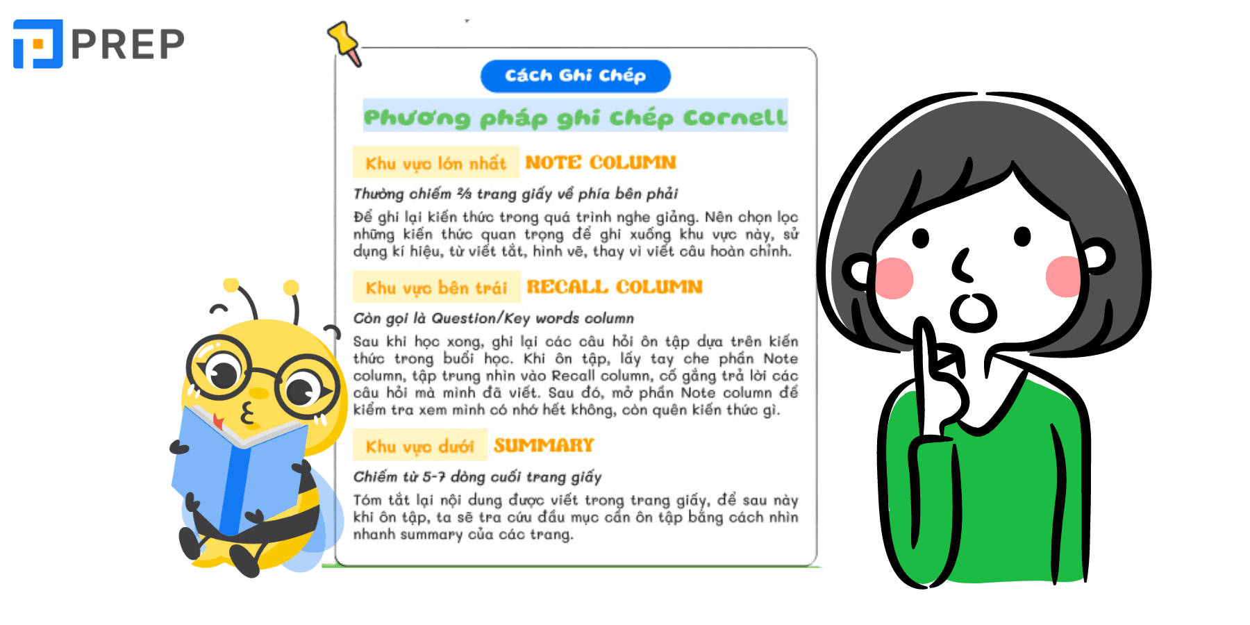 Cách ghi chép: Phương pháp ghi chép Cornell