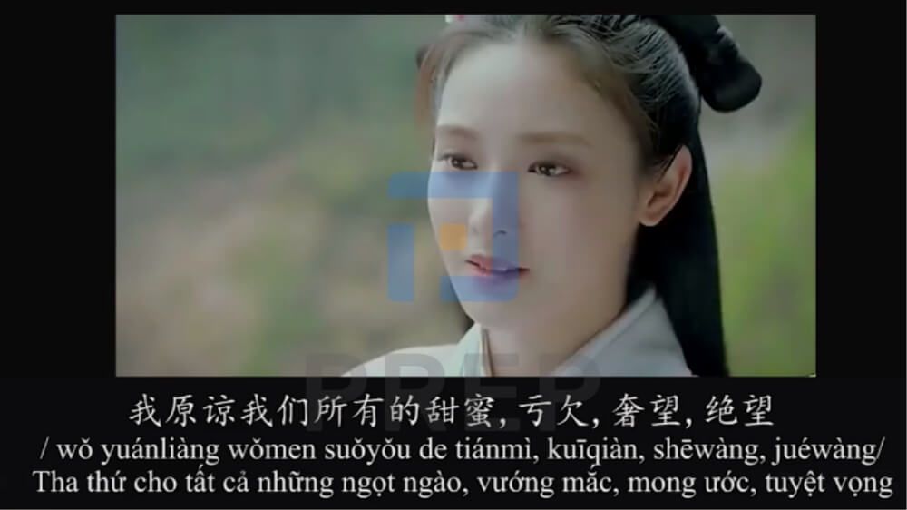 Nên xem phim Trung Quốc có phụ đề song ngữ kèm pinyin đầy đủ