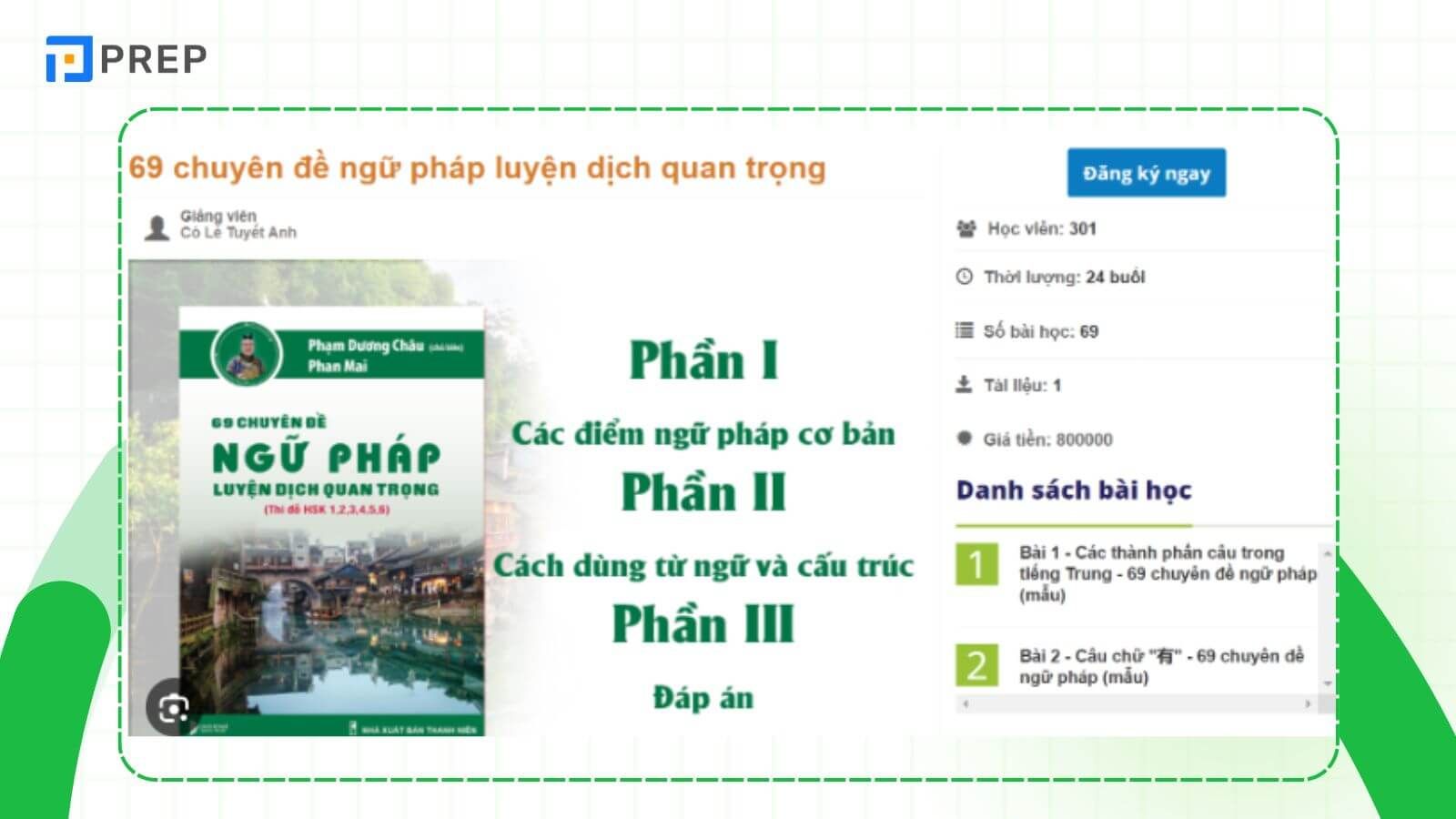 Học sách kết hợp cùng video bài giảng