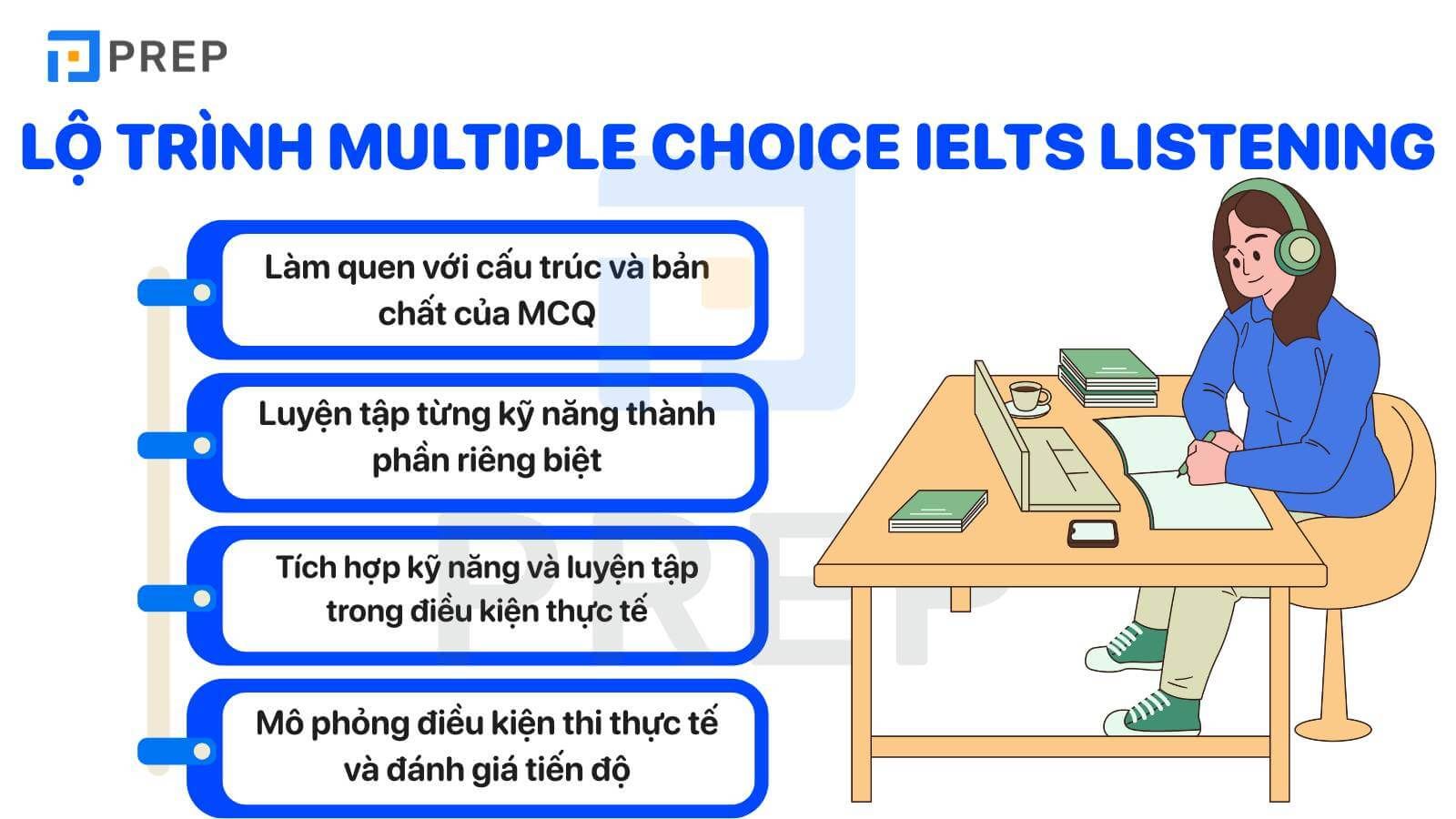 cách làm dạng bài multiple choice ielts listening
