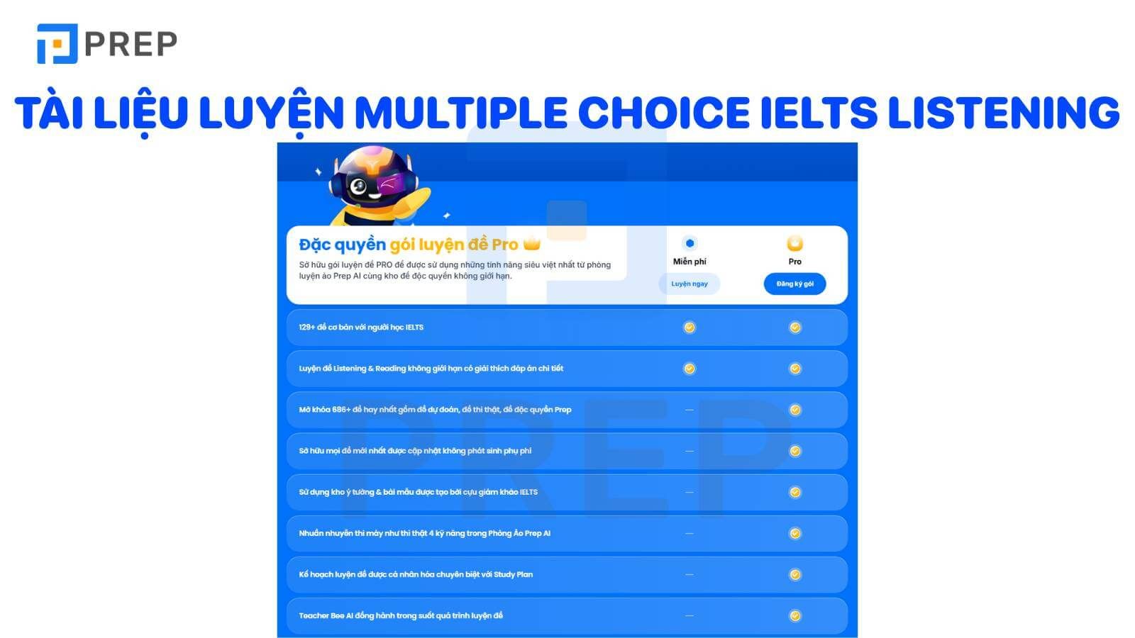 cách làm dạng bài multiple choice ielts listening