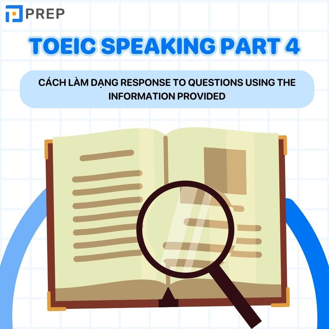 Các bước xử lý dạng Response to questions using the information provided