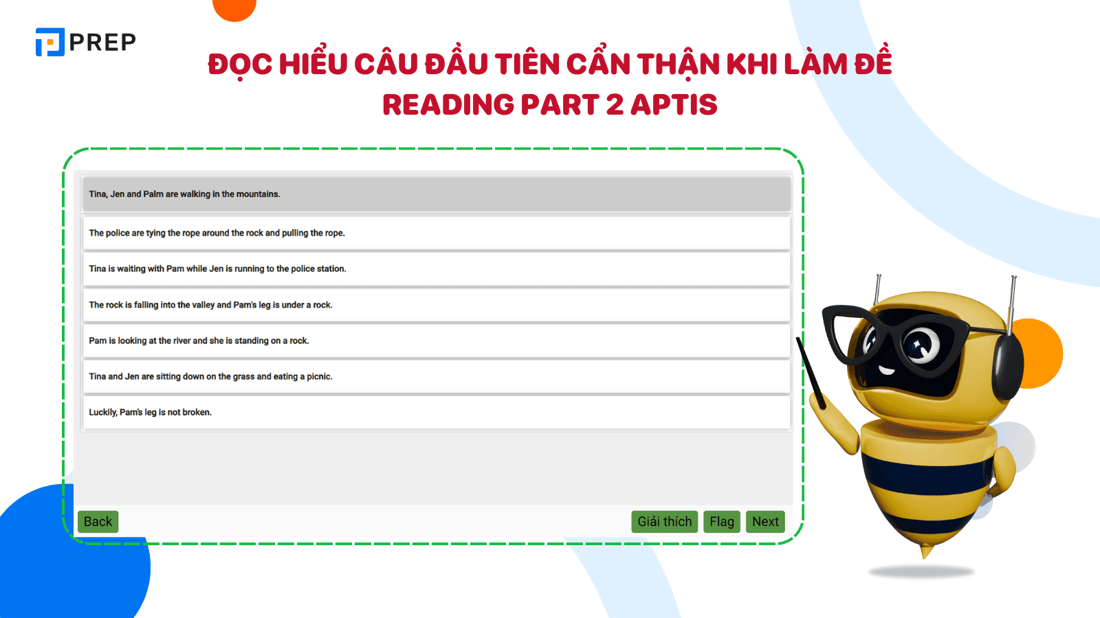 Mẹo chinh phục Aptis Reading Part 2