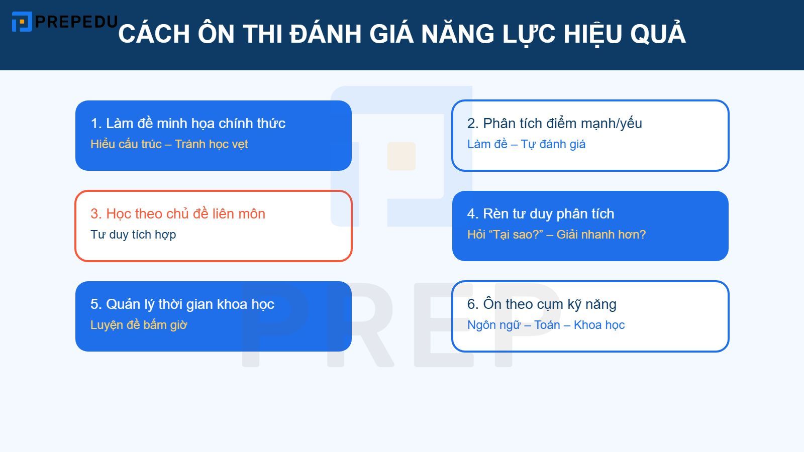 Cách ôn thi đánh giá năng lực hiệu quả