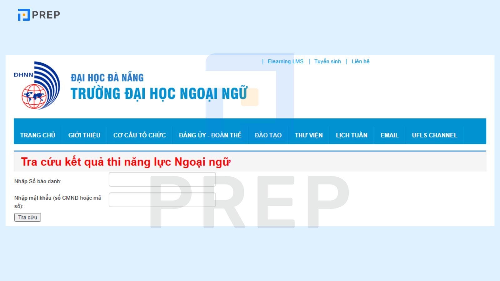Cách xem điểm VSTEP Đại học Ngoại ngữ Đà Nẵng