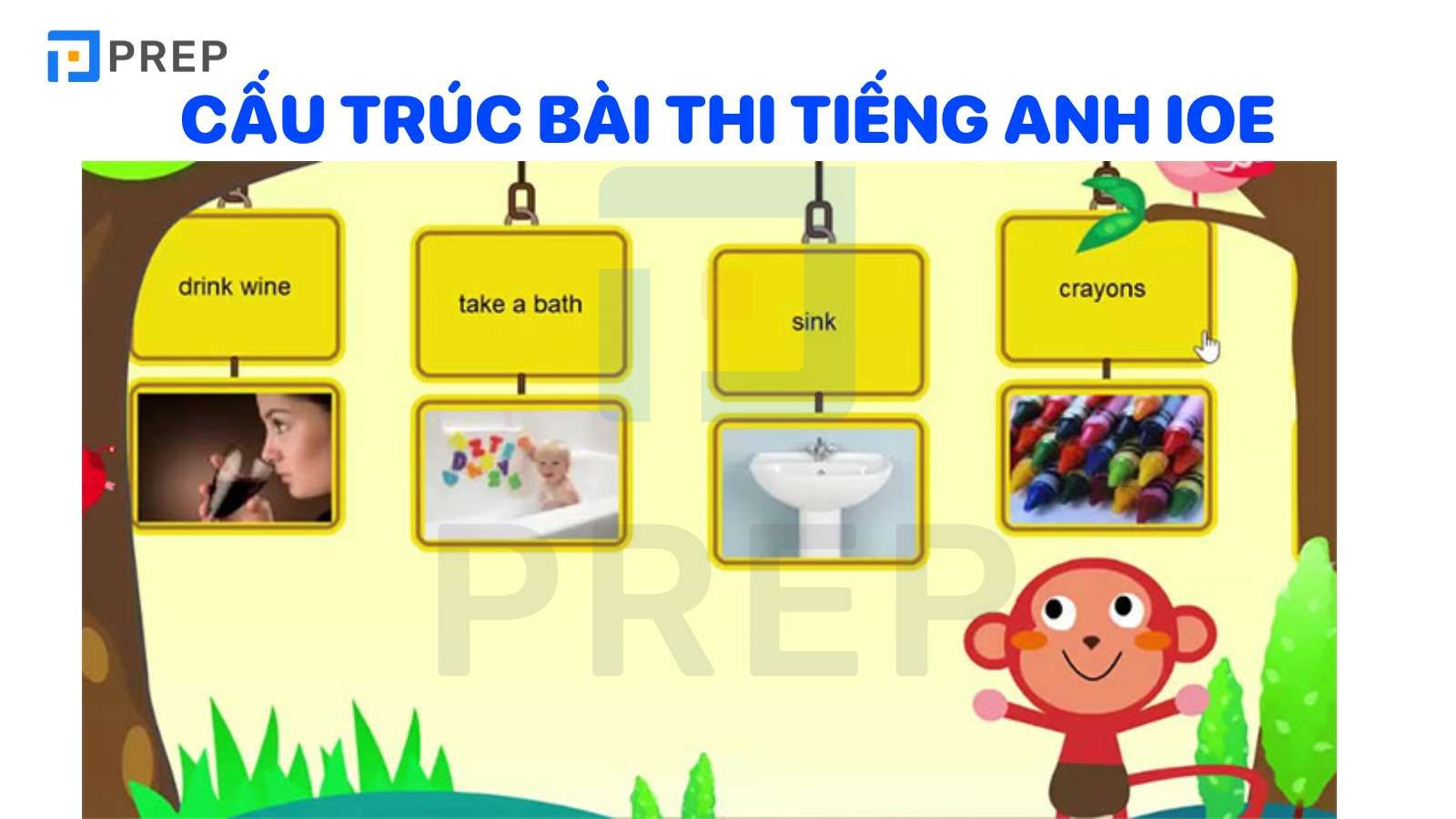 Cấu trúc bài thi tiếng Anh IOE lớp 7