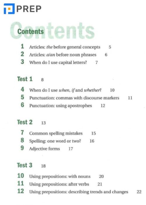 Cấu trúc Cambridge Common Mistakes at IELTS Intermediate & Advanced
