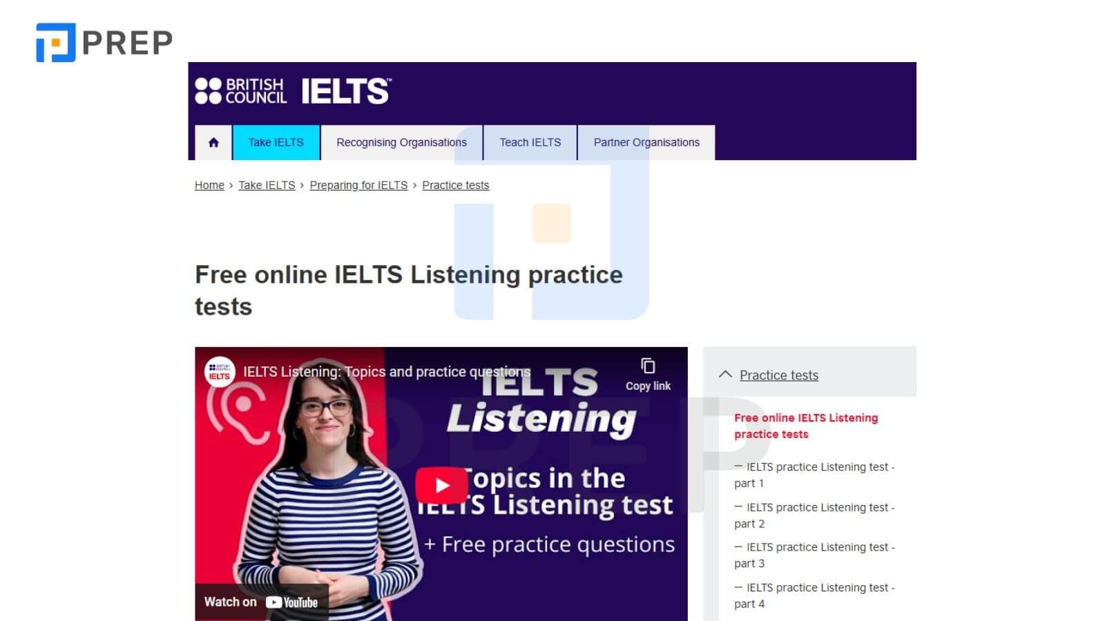 cấu trúc đề thi ielts listening