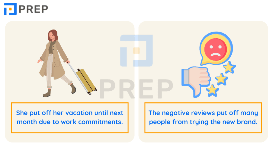 Put off là gì? Cách sử dụng cấu trúc Put off chính xác!