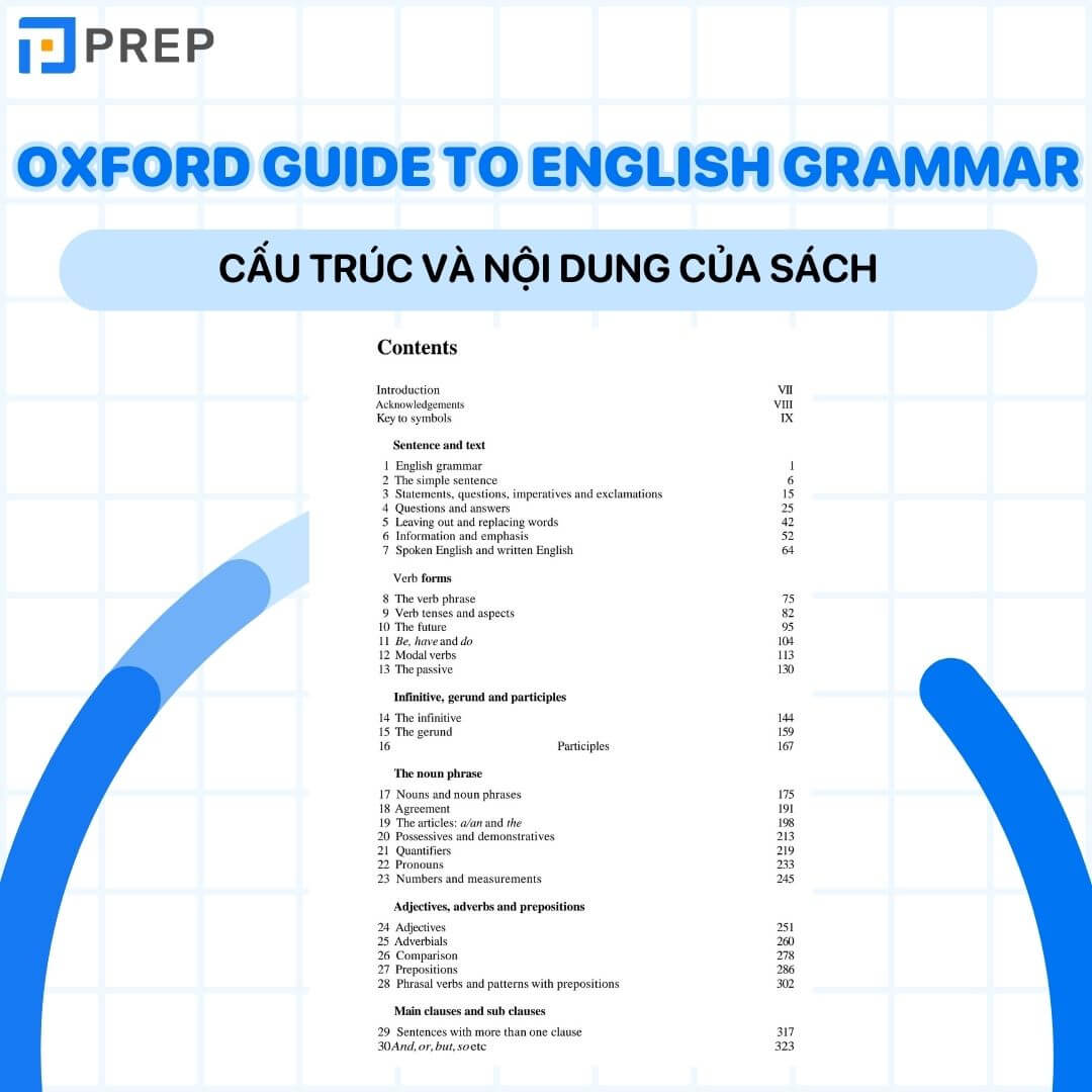 Cấu trúc và nội dung chính của Oxford Guide to English Grammar