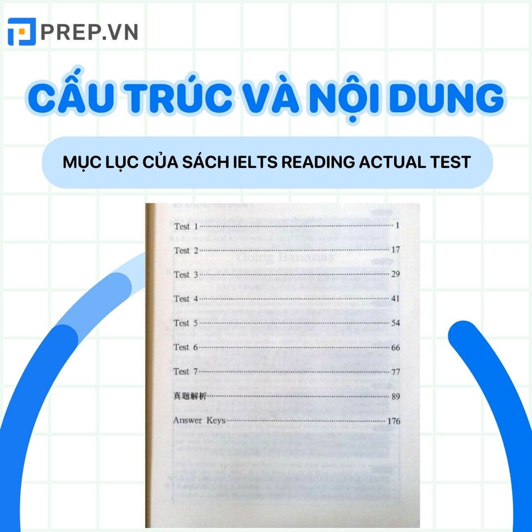 Cấu trúc và nội dung của sách IELTS Reading Recent Actual Test