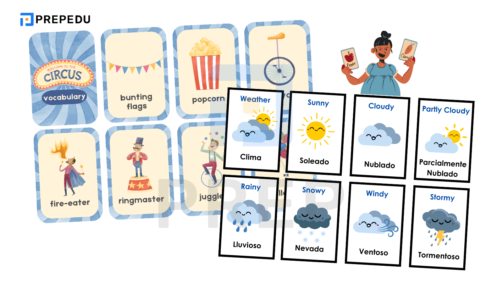 實用兒童英文單字卡資源