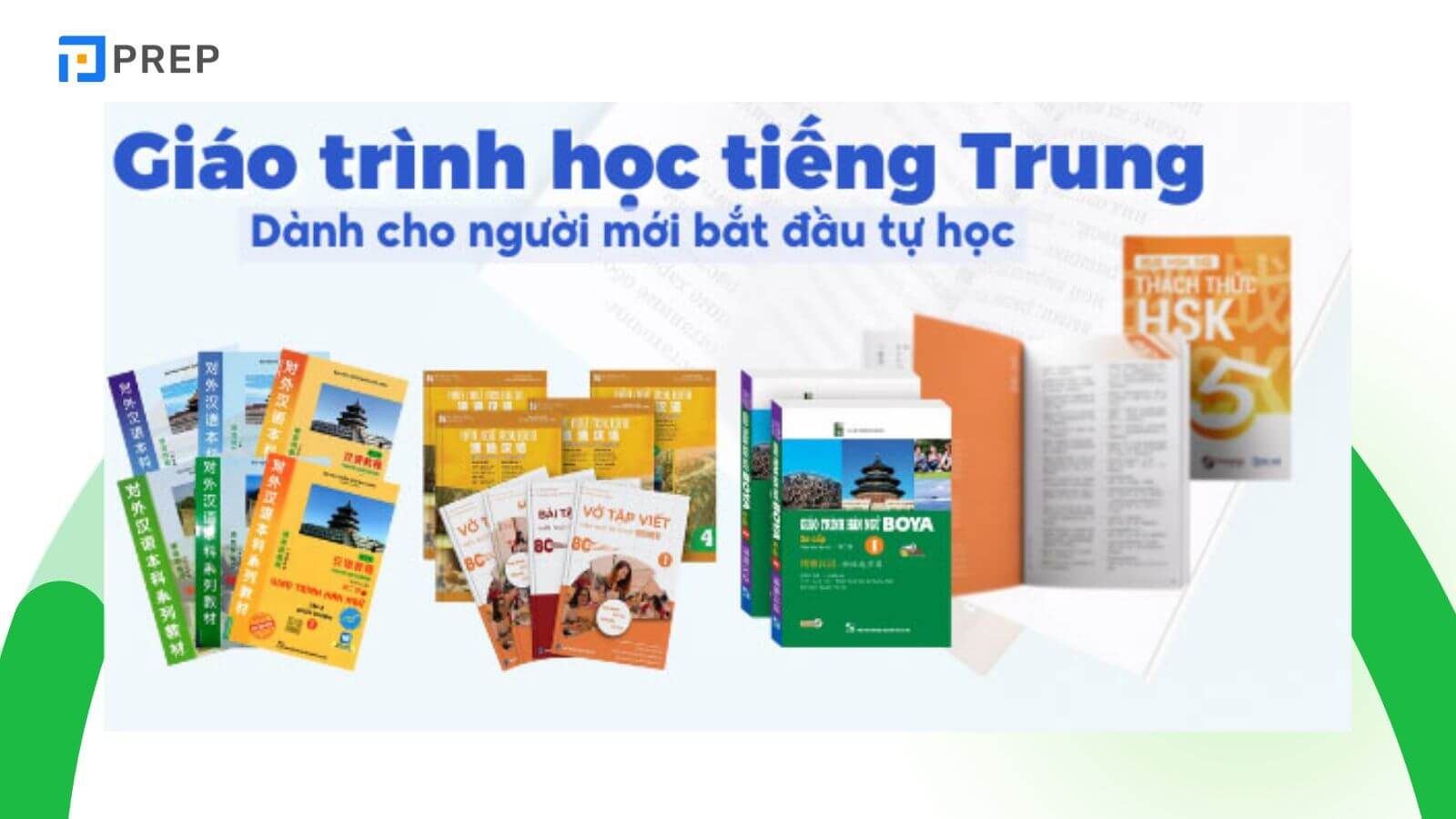 Các loại giáo trình tiếng Trung phù hợp cho người mới bắt đầu