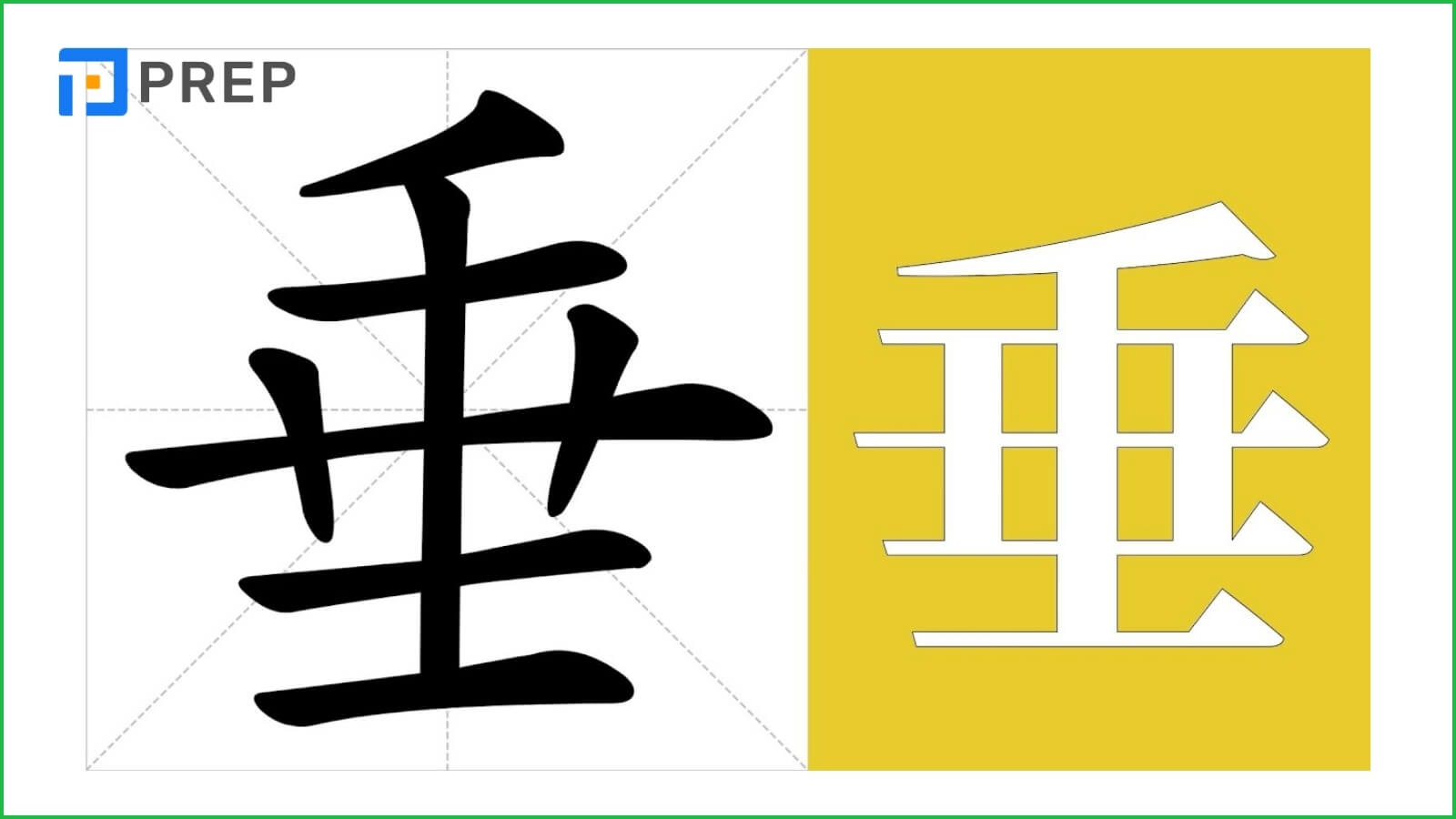 Chữ Thùy trong tiếng Trung là gì?