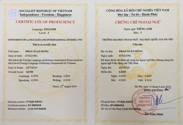 Thi VSTEP Đại học Ngoại ngữ