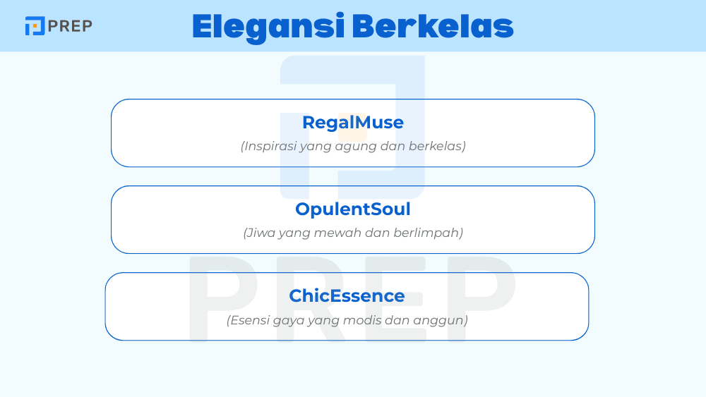 Nama IG Classy & Elegant