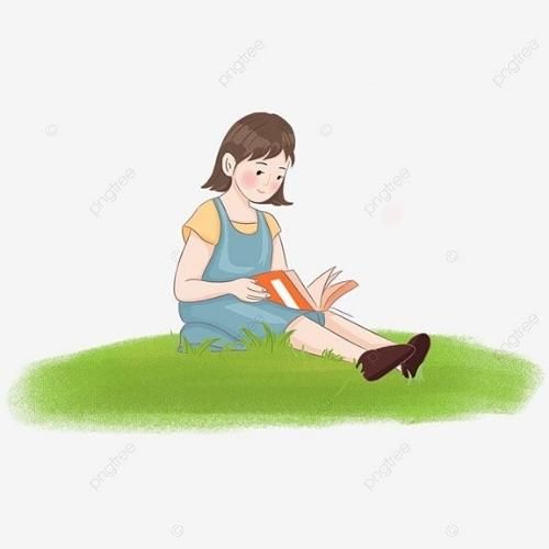 Hình ảnh cô bé đọc sách