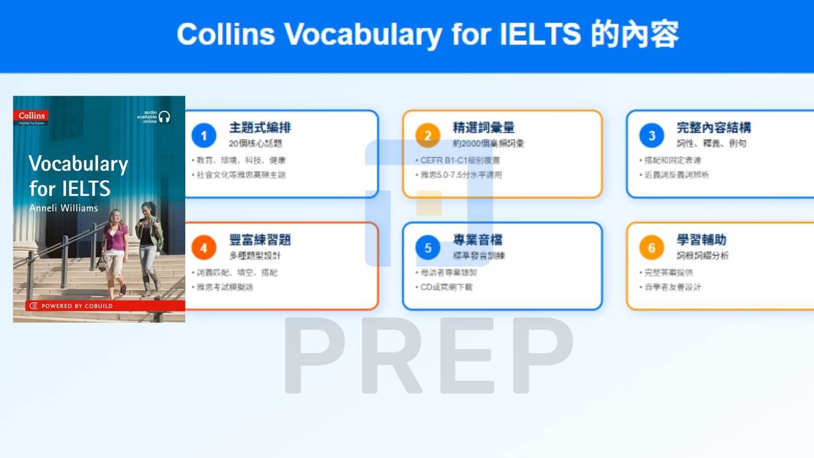 Collins Vocabulary for IELTS 的內容