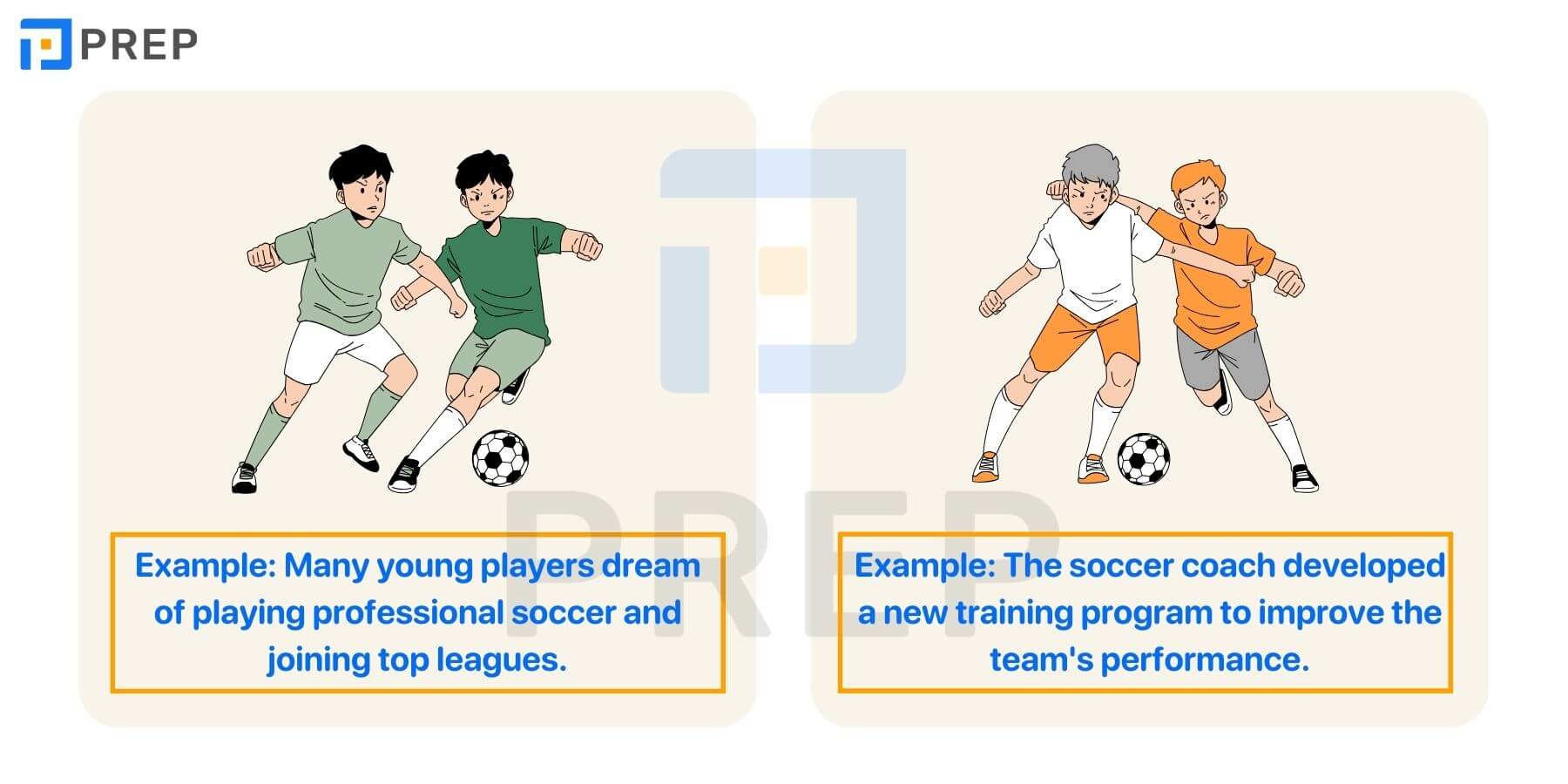 Collocation với Soccer