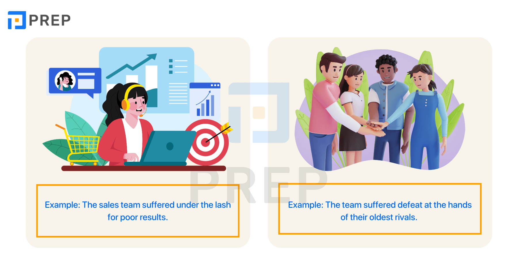 Collocations and idioms with Suffer in English