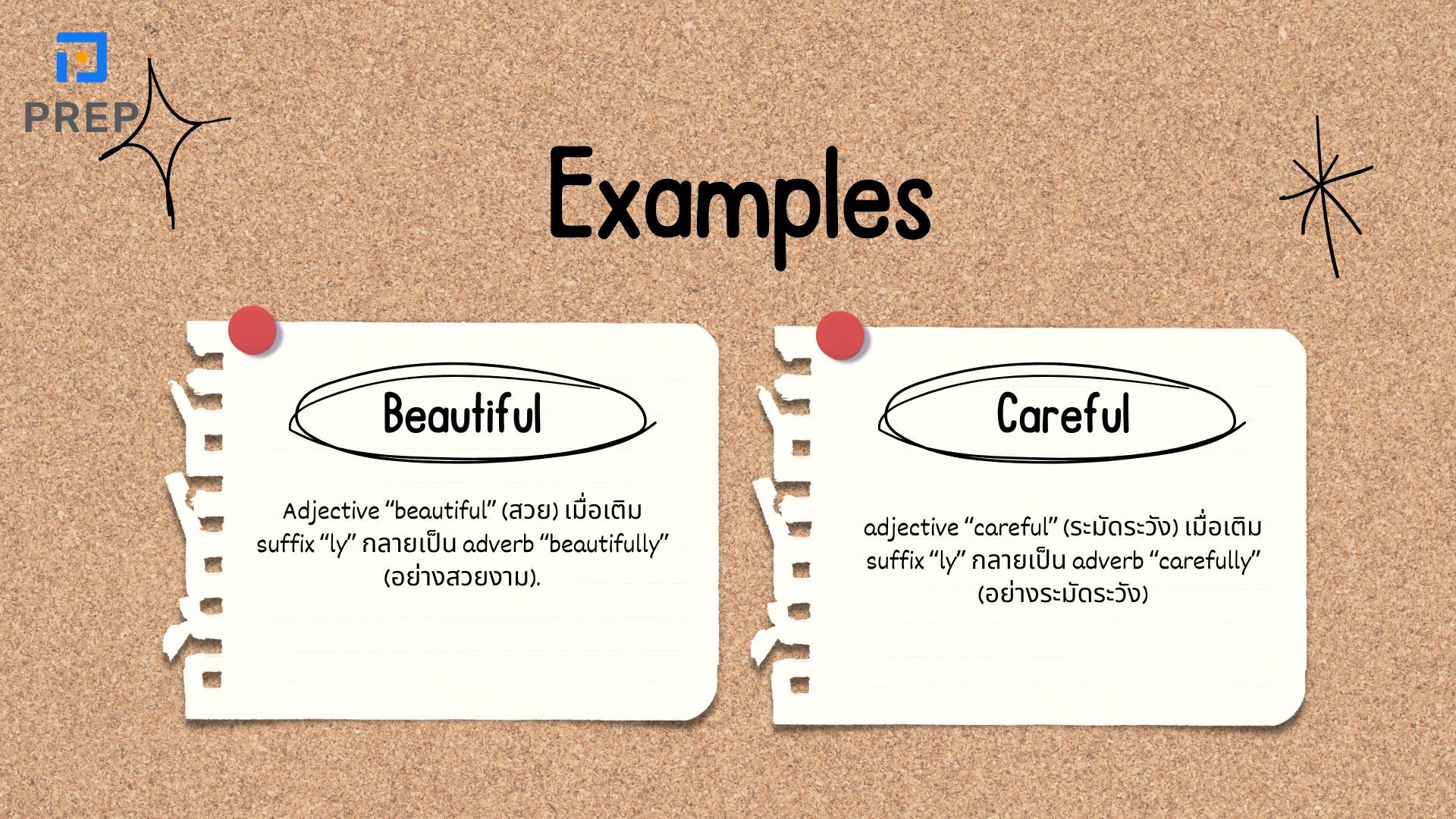 Adverb suffix ในภาษาอังกฤษที่พบบ่อยที่สุด