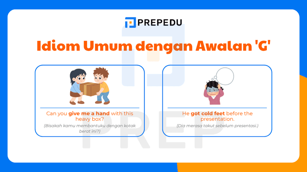 Idiom Umum dengan Awalan 'G'