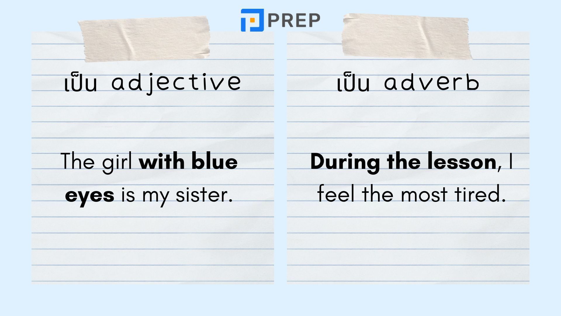 วิธีใช้ prepositional phrase ในภาษาอังกฤษที่ง่ายและถูกต้องที่สุด