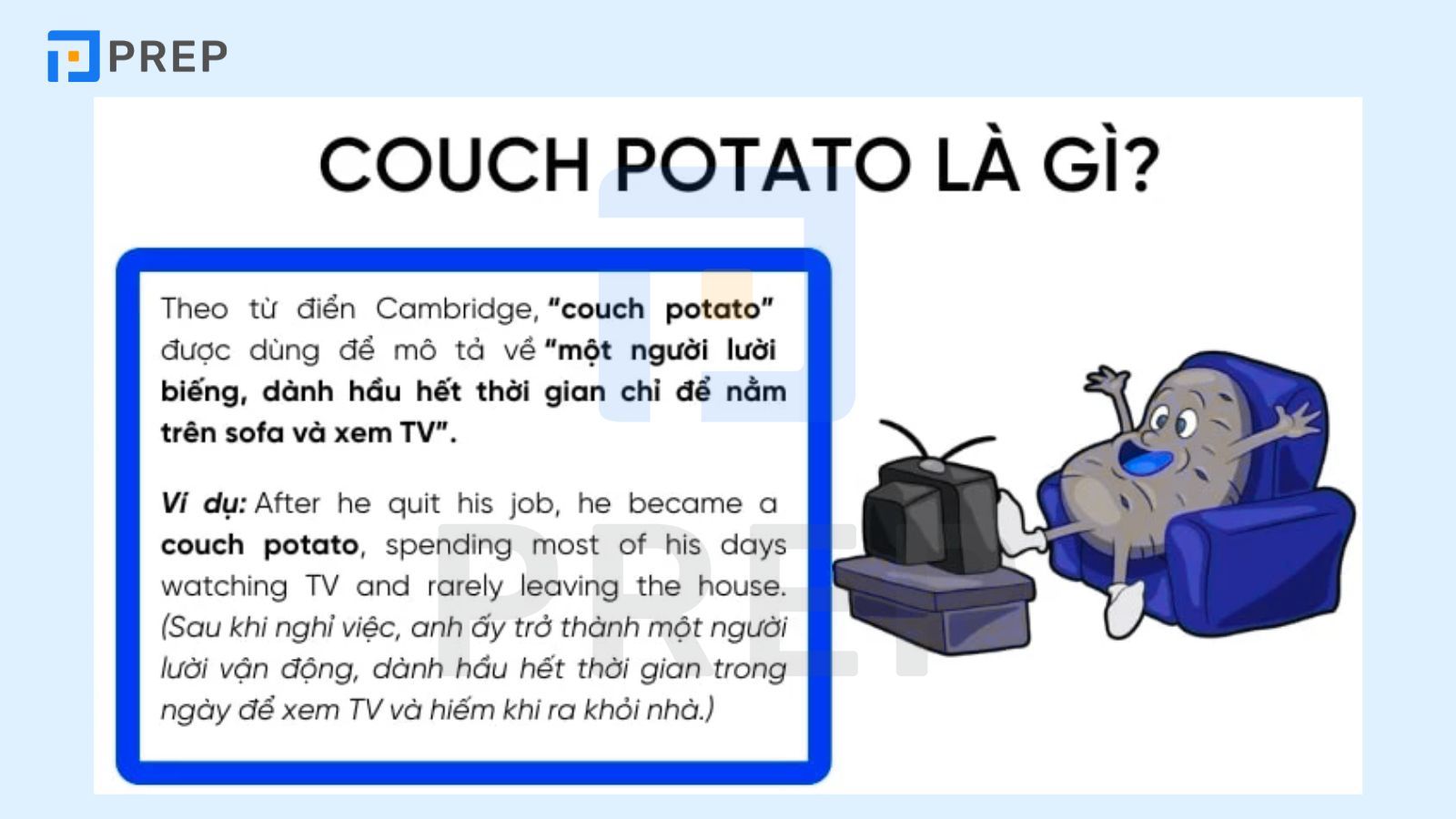 Couch potato là gì?