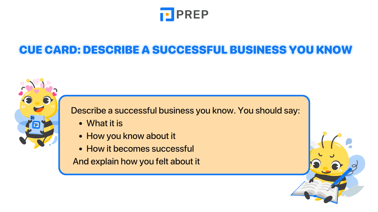 Cue card: Describe a successful business you know