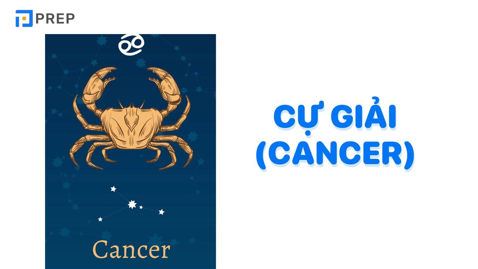 Cung cự giải tiếng Anh