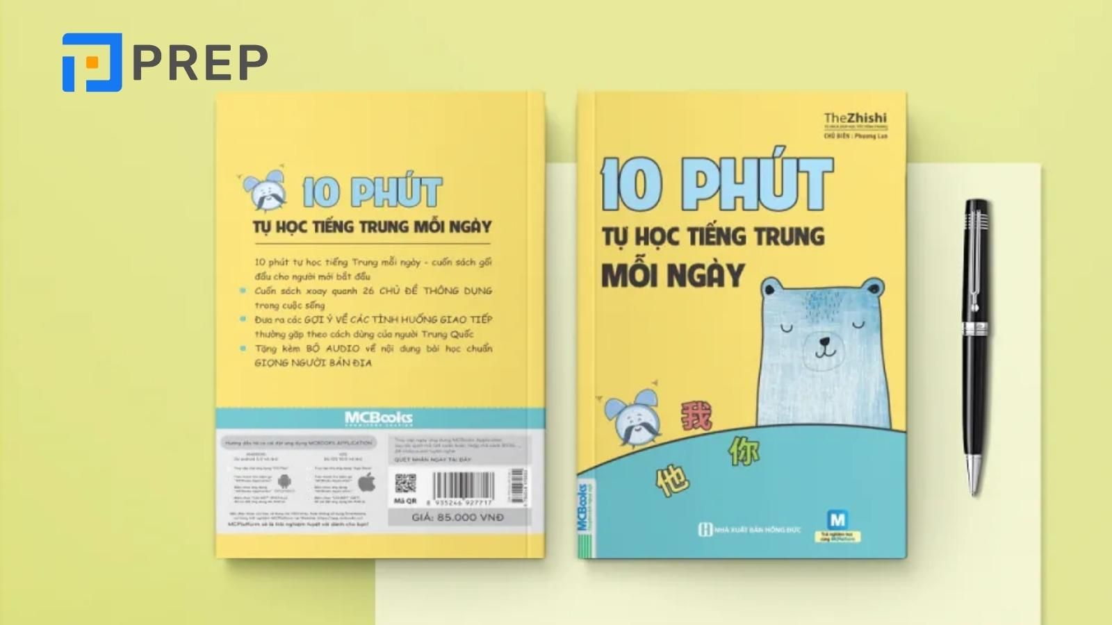 Sách 10 phút tự học tiếng Trung mỗi ngày