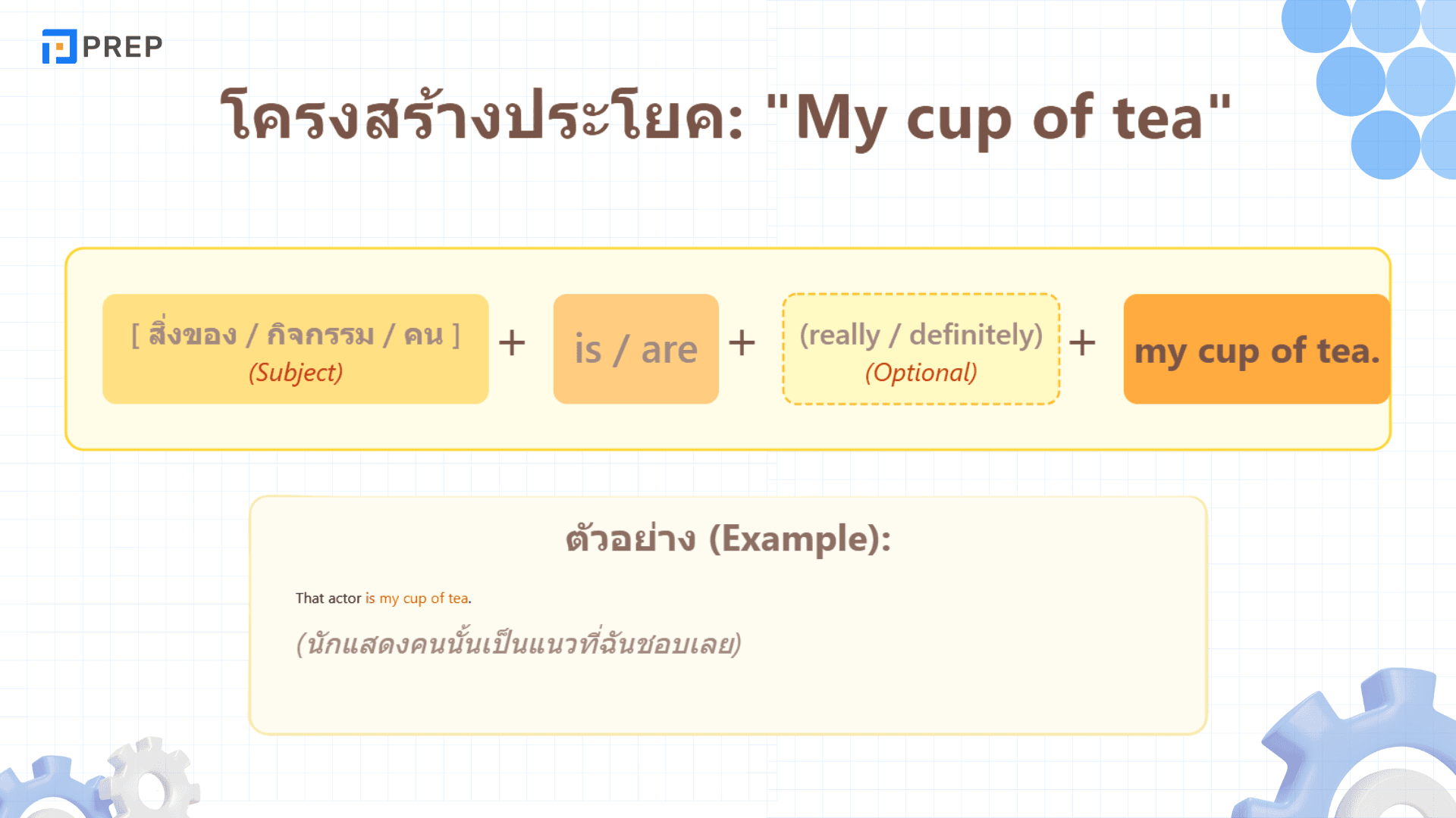 Cup of tea สำนวนภาษาอังกฤษที่ใช้พูดถึงสิ่งที่ชอบ