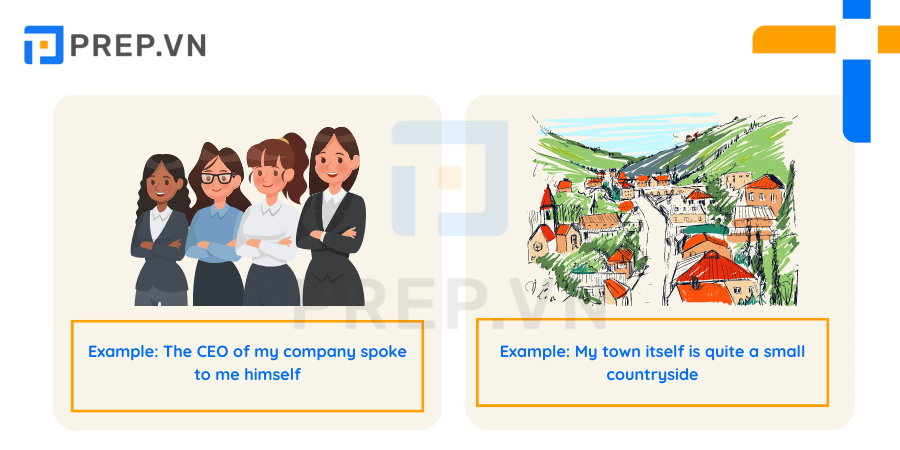 Đại từ phản thân nhấn mạnh chủ thể hành động