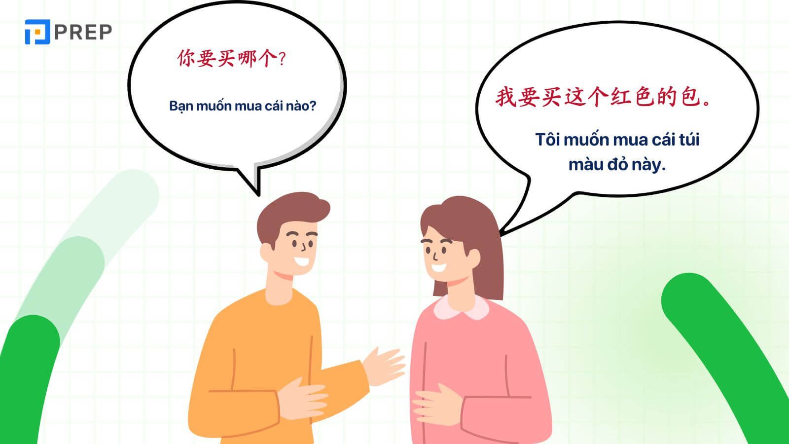 Dạng câu hỏi “Nào, cái nào” dùng 哪个