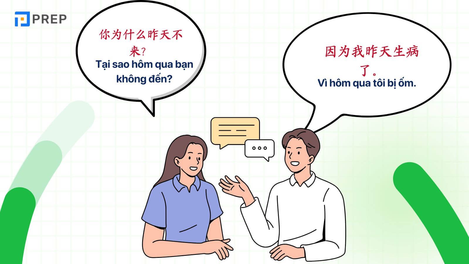 Dạng câu hỏi “Tại sao, vì sao?” dùng 为什么