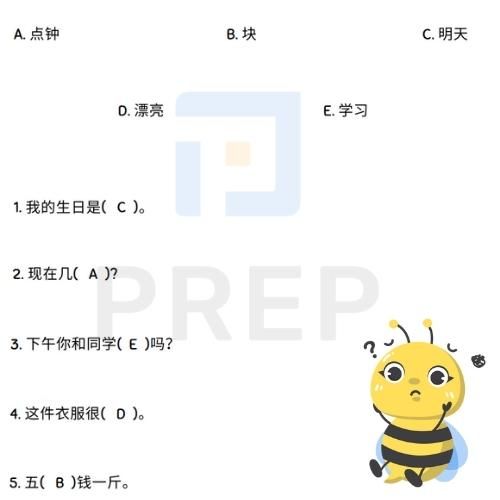 Đáp án bài tập chọn đáp án part 3