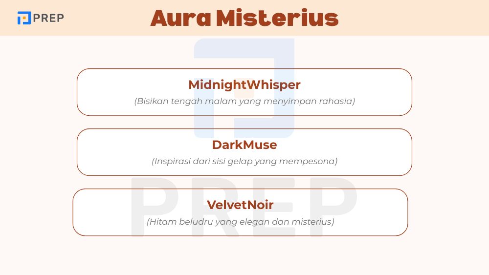 Nama IG Dark & Misterius