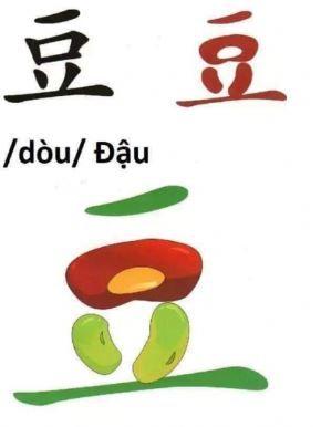 Chữ tượng hình 豆