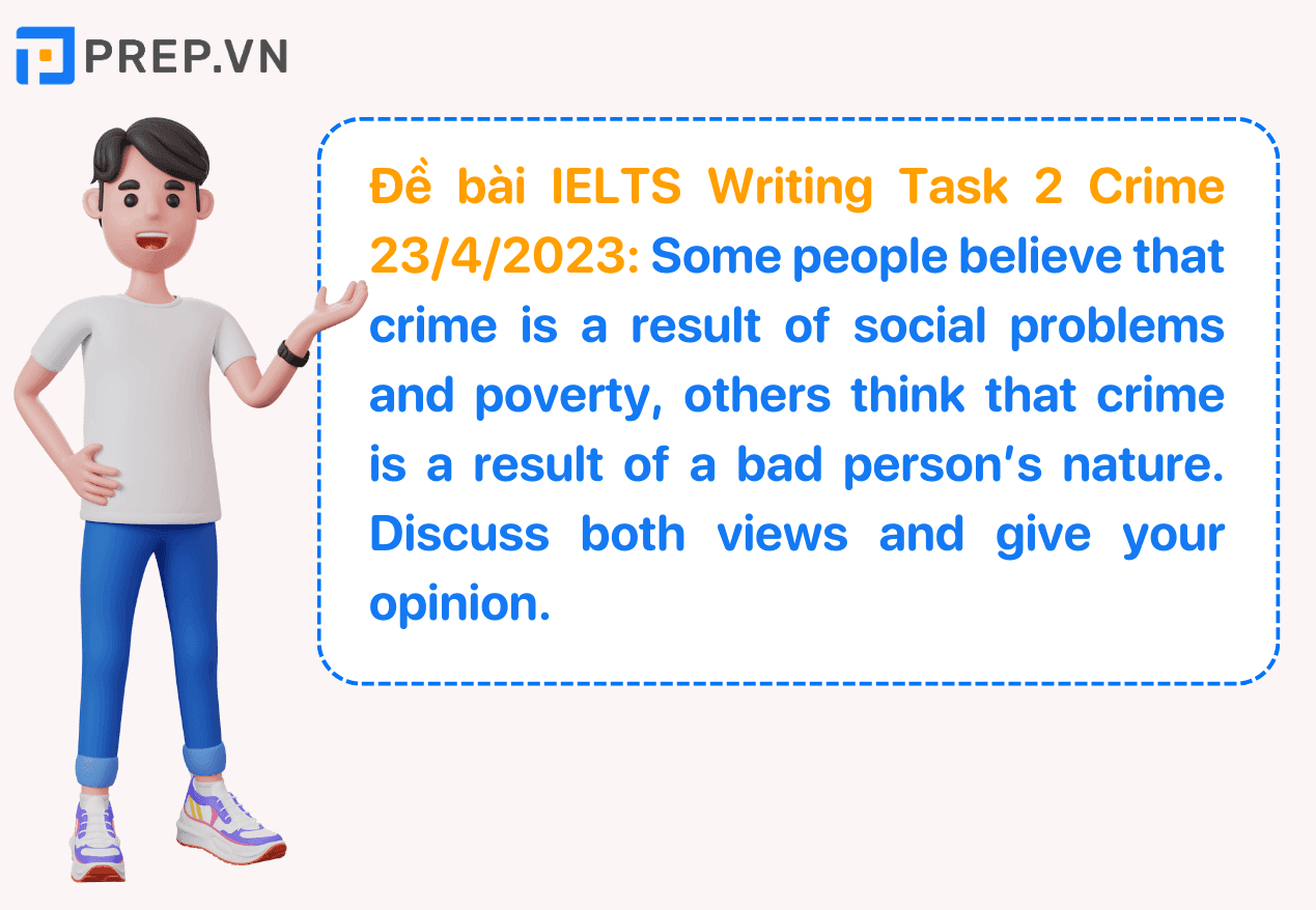 Đề bài IELTS Writing Task 2 Crime