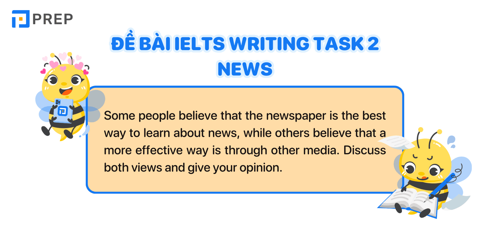 Đề bài IELTS Writing Task 2 News