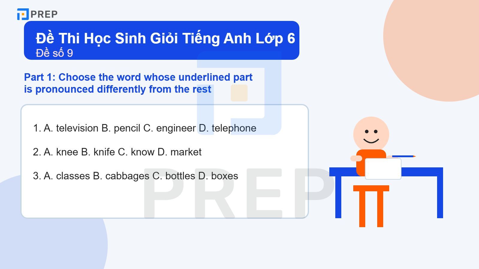 Đề Thi Học Sinh Giỏi Tiếng Anh Lớp 6