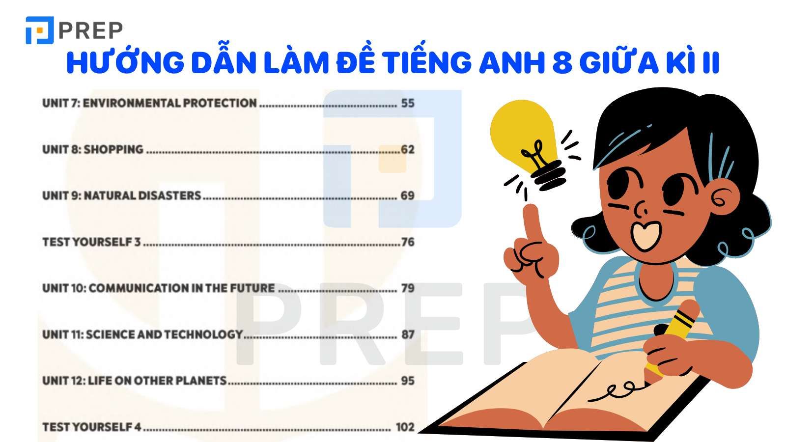 Cách luyện đề thi tiếng Anh giữa kì 2 lớp 8 hiệu quả