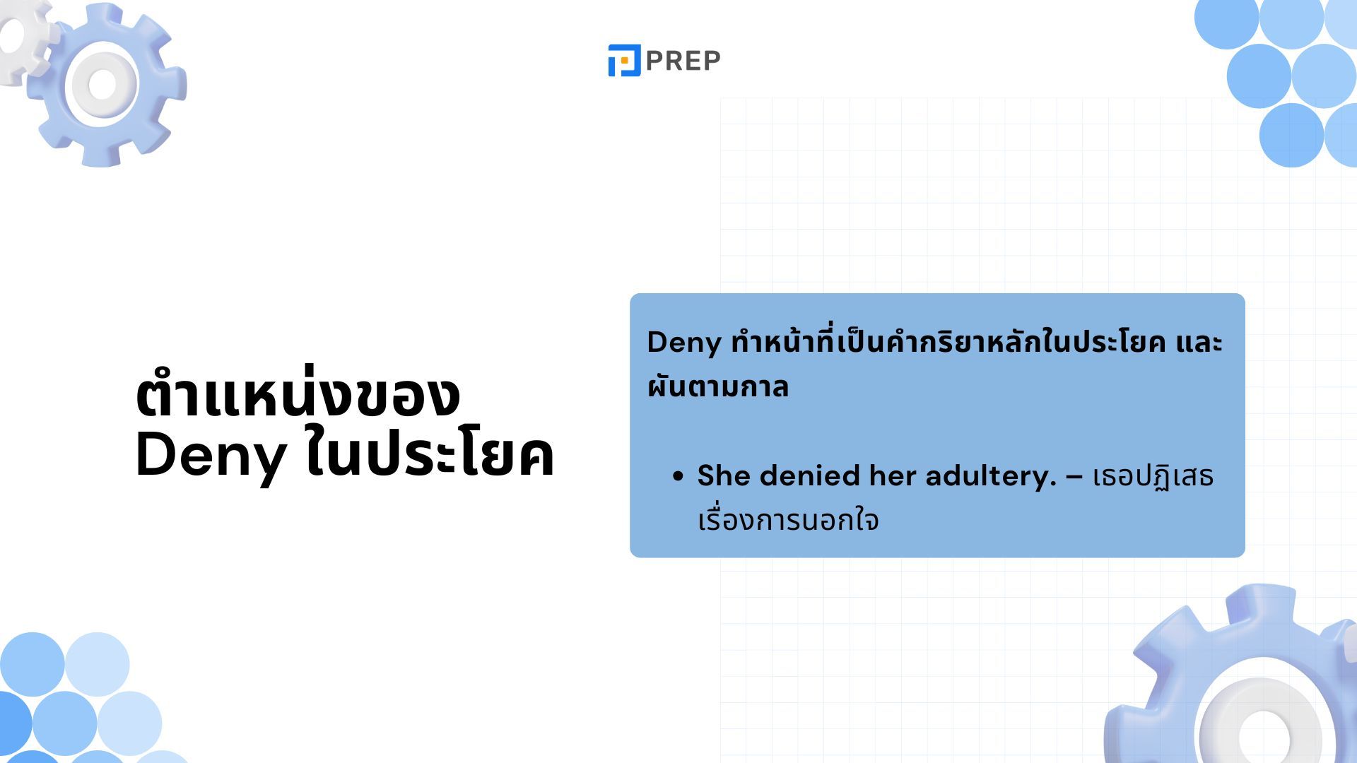 การใช้ Deny ภาษาอังกฤษ - ความหมาย ตัวอย่าง และหลักการใช้